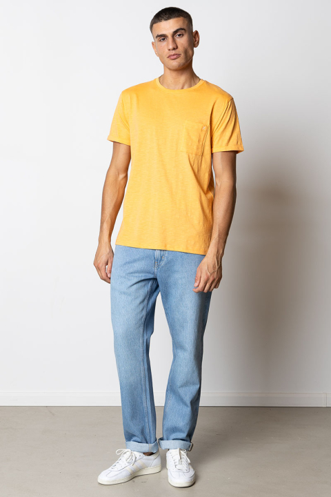 Clean Cut Copenhagen Kolding Organic Tee S/S Warm Yellow