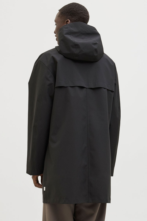 Jack & Jones Creagan Tech Rain Coat Black