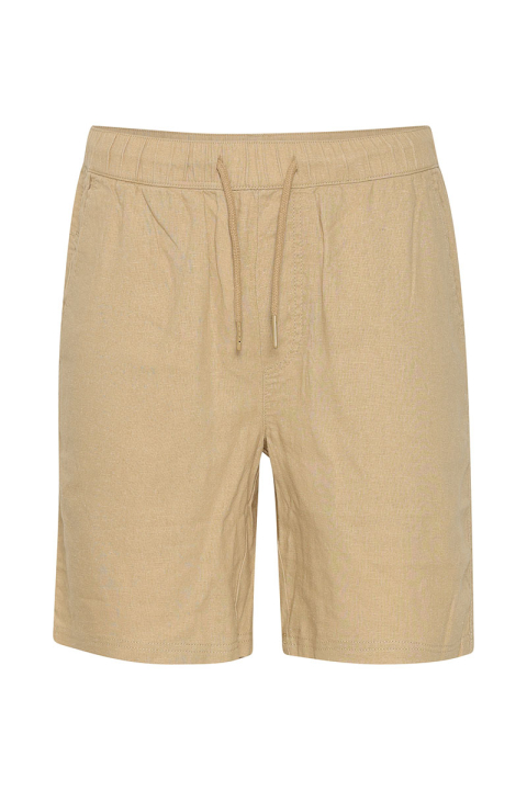 Solid Aurelius Elsticated Linen Shorts Curds & Whey