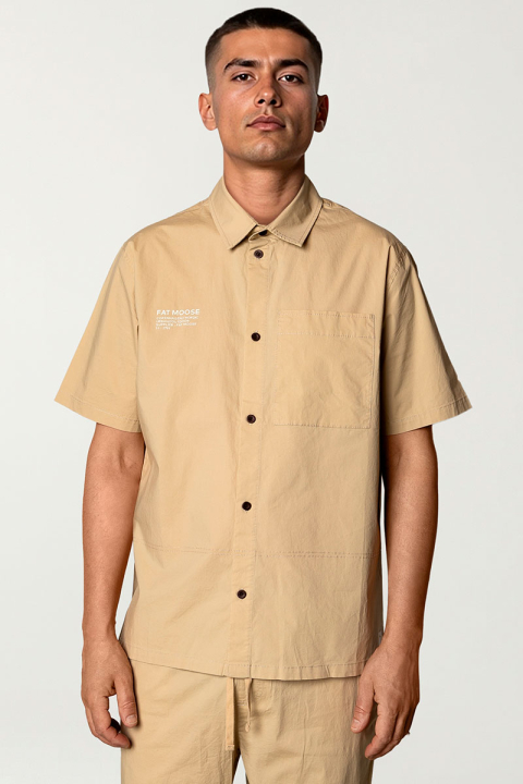 Fat Moose Evan shirt SS Khaki