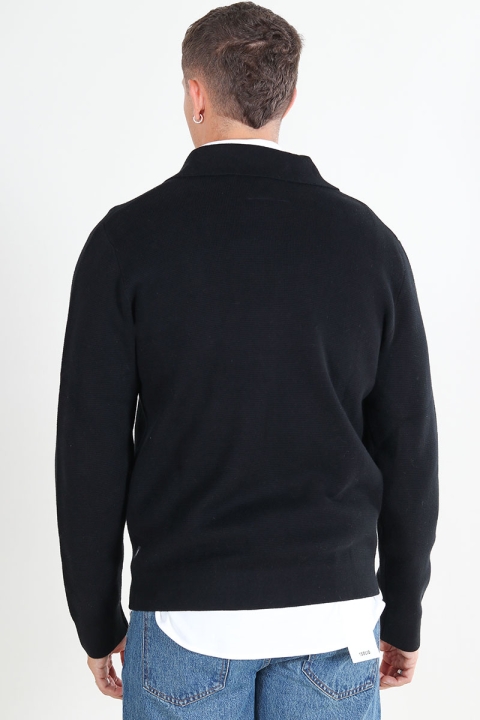 Jack & Jones Milano Stitch Knit Cardigan Black