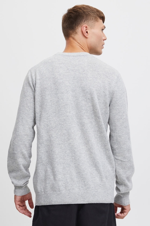 Solid Dyllon Knit Light Grey Melange