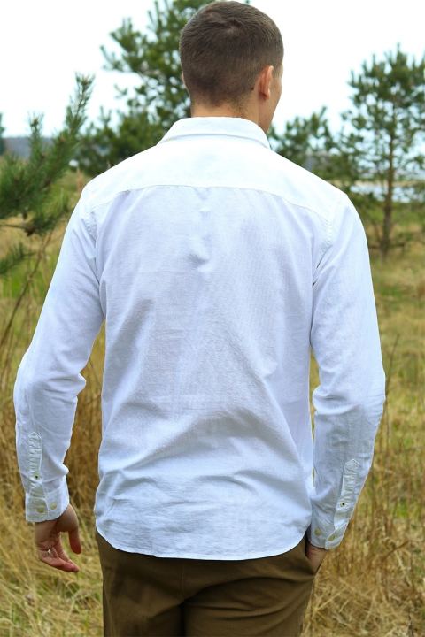 Jack & Jones Summer Shirt LS White