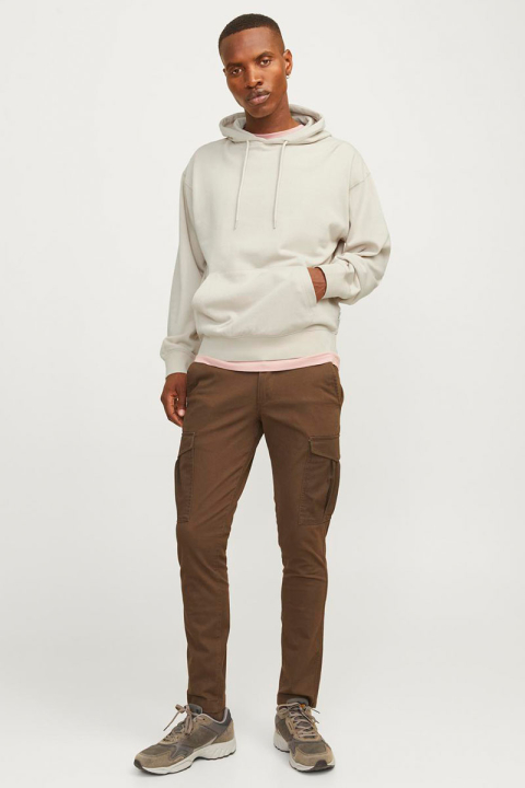 Jack & Jones Charge Sweat Hoodie Loose Fit Moonbeam