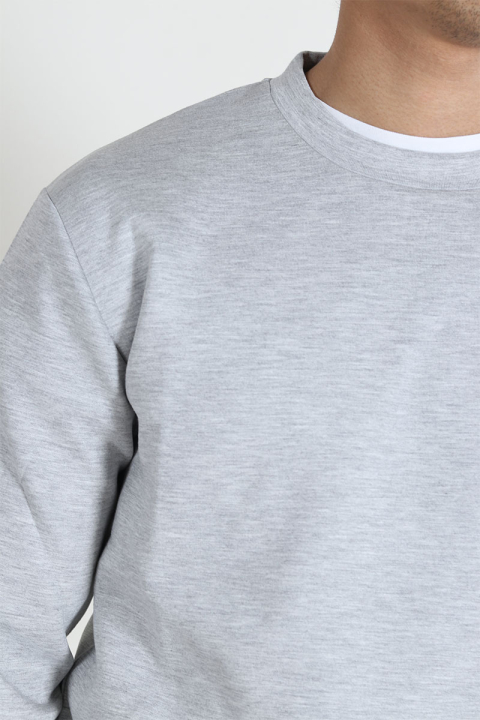 Selected SLHEMANUEL SOFT CREW NECK SWEAT NOOS Light Grey Melange