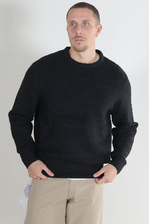 ONLY & SONS Rory Boucle Crew Knit Black