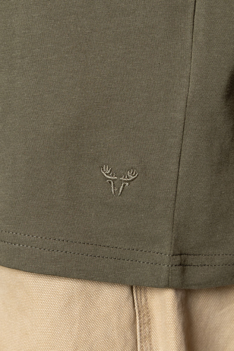 Fat Moose Marcel T-shirt Army