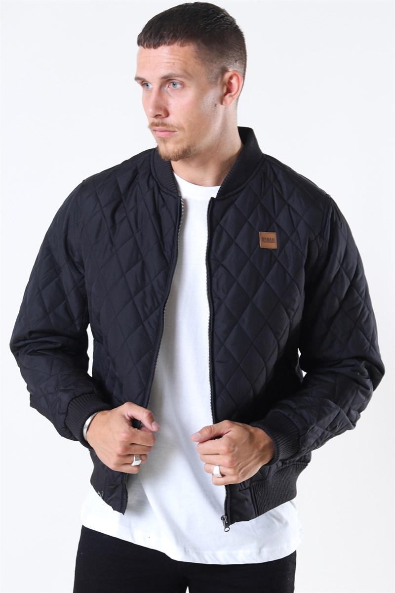 Quilt Jacket Diamond Black Classics Urban Nylon