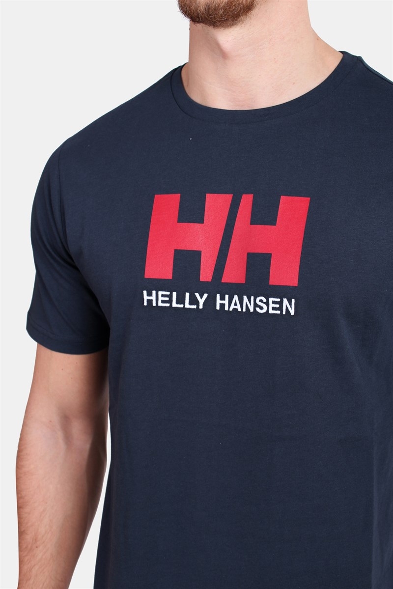 bedreiging golf Klant Helly Hansen Logo HH T-shirt Navy