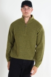 Solid Mathew Half Zip Olive Drab