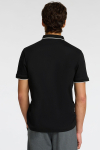 Selected Fave Zip Sport Polo SS Black