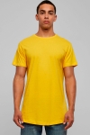 URBAN CLASSICS Shaped Long Tee Chrome Yellow