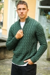 ONLY & SONS Kicker Cable Knit Half Zip Rosin