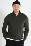 ONLY & SONS Mace Regular Half Zip Knit Olive Night