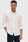 Selected Slim New Linen Shirt LS White