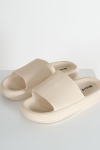 Basic Brand Soft Beach Sandal Beige