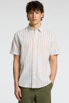 Selected Regular Sun Linen Shirt SS Pure Cashmere Stripe