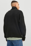 Jack & Jones Ollie Knit Half Zip Black