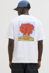 Jack & Jones Marrakesh Back Tee SS  Bright White Flowers