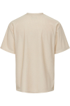 ONLY & SONS Fred Relaxed Plizze Tee Moonstruck