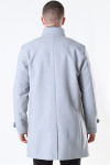 Jack & Jones Melton Wool Coat Light Grey Melange