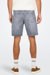 ONLY & SONS Edge Straight Fit Denim Shorts Medium Grey Denim