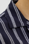 Jack & Jones Enzo Stripe Resort Shirt SS Sky Captain