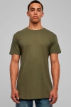 URBAN CLASSICS Shaped Long Tee Olive