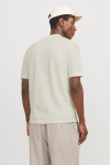 Jack & Jones Emil Knit Structure Shirt SS Cloud Dancer