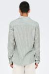 ONLY & SONS Caiden LS Stripe Linen Shirt Sea Spray