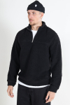 ONLY & SONS Remy Teddy Half Zip Black