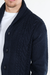 Jack & Jones Craig Knit Shawl Neck Sky Captain