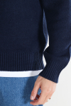 Selected Cody Knit LS Relaxed Crew Neck Sky Captain