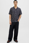 Jack & Jones Enzo Stripe Resort Shirt SS Sky Captain