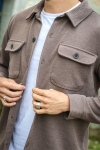 ONLY & SONS Kodyl Overshirt  Hot Fudge