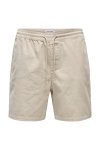 ONLY & SONS Alfie Relax Cord Shorts Silver Lining