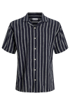 Jack & Jones Enzo Stripe Resort Shirt SS Sky Captain