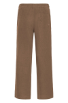 Solid Allan Elsticated Wide Fit Linen Pants Shitake