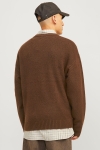 Jack & Jones Ollie Knit Crew Neck Chocolate Lab