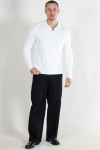 ONLY & SONS Phil Rib LS Polo Knit Cloud Dancer