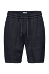 ONLY & SONS Tel Latham Linen Shorts Dark Navy