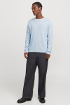 Jack & Jones George Knit Crew Neck Chambray Blue