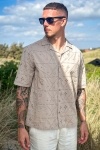 ONLY & SONS Aron Relax SS Chiffly Resort Shirt Chinchilla