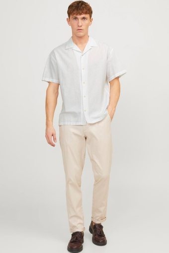 Summer Resort Linen Shirt SS White