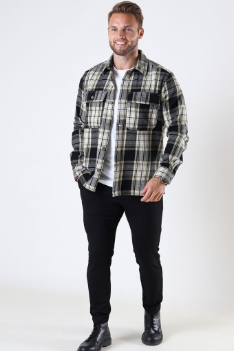 SCOTT LS CHECK FLANNEL OVERSHIRT Twill