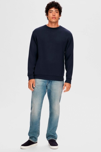 Emanuel Soft Crew Neck Sweat Sky Captain