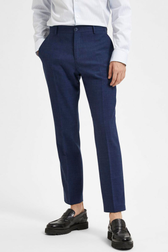 SLIM OASIS LINEN PANTS Dark Navy