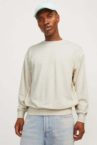 Charge Sweat Crewneck Loose Fit Moonbeam