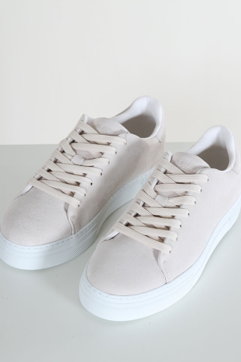 DAVID CHUNKY SUEDE SNEAKER White