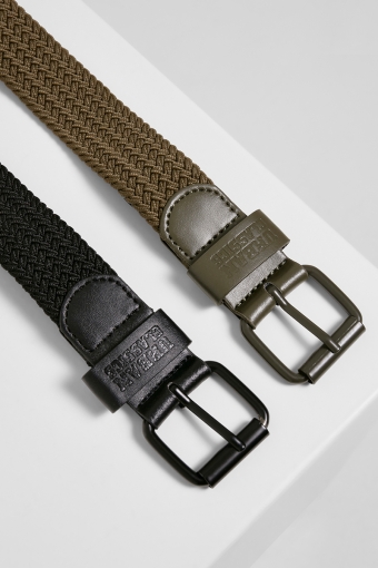 Elastic Belt Set Black/olive